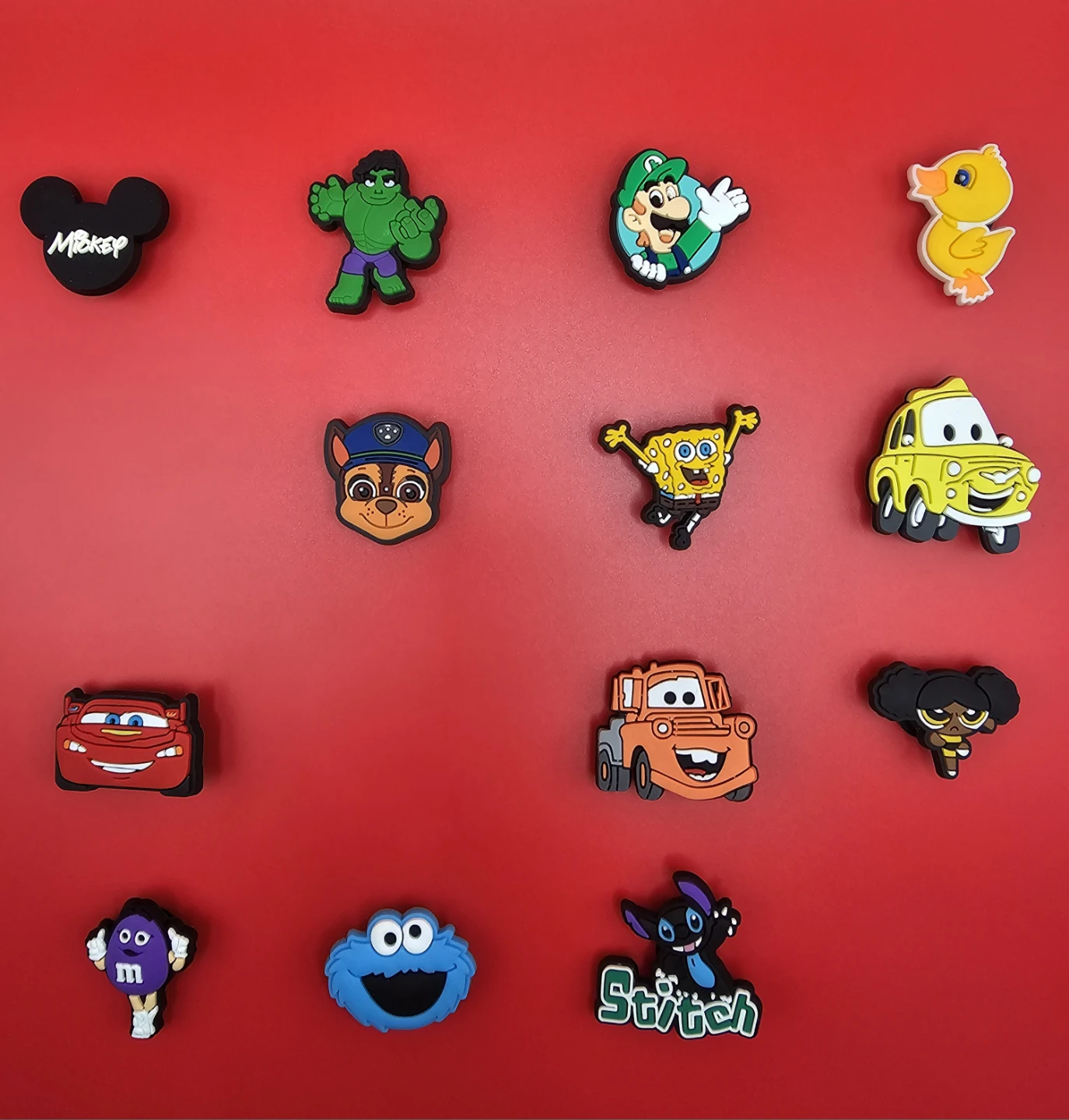 13 Mixed Shoe Charms for Crocs – Cute Cartoon Clog Charms