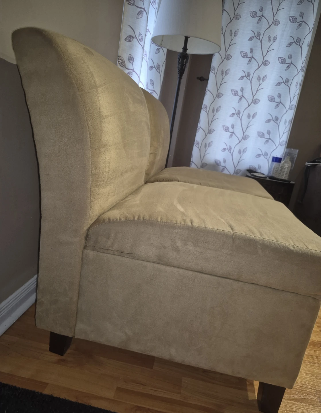 Clean Beige Accent Chairs with Storage...$60 each or 2 for $100 - photo 5