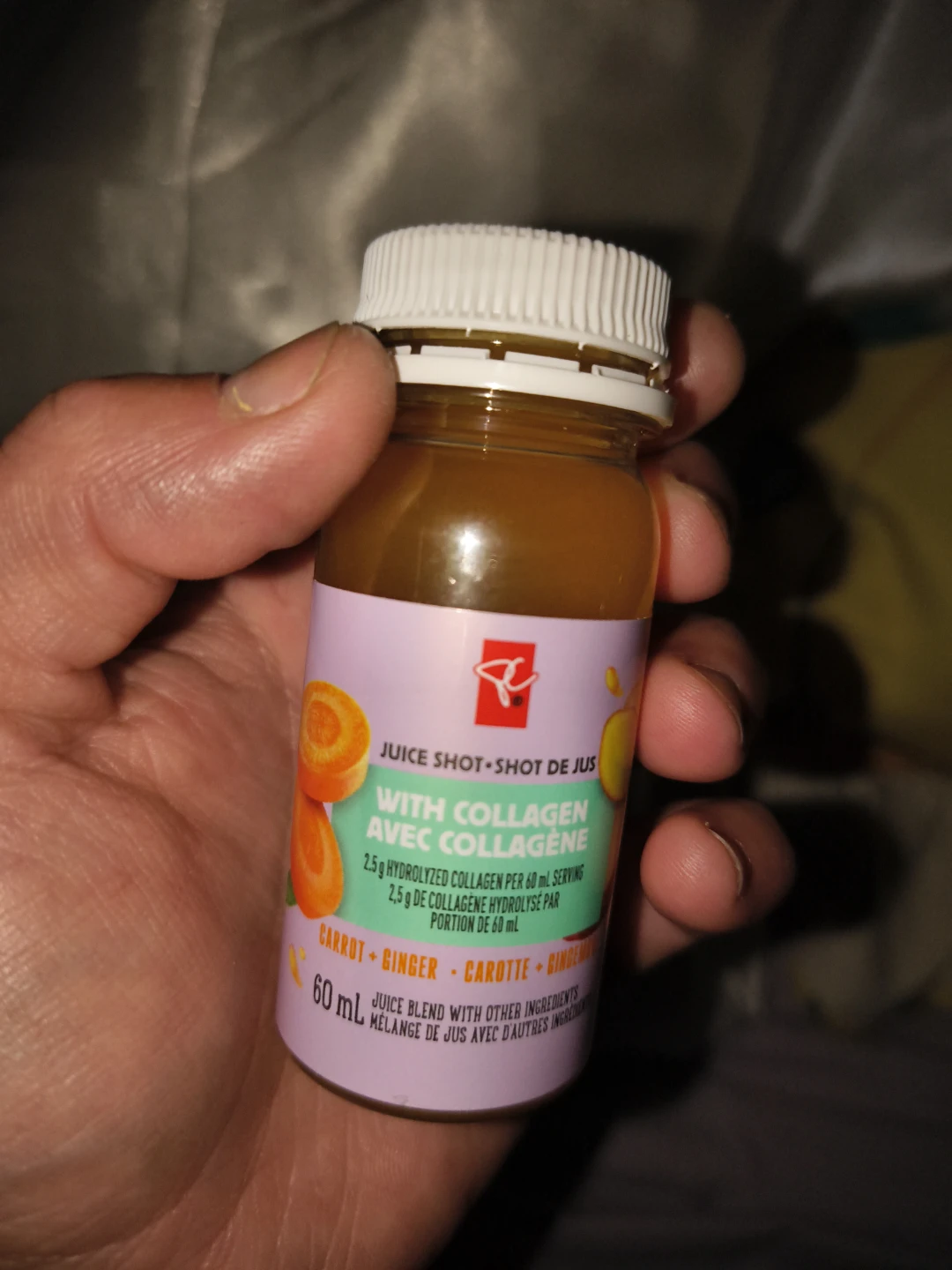 PC Juice Shot with Collagen - Carrot & Ginger