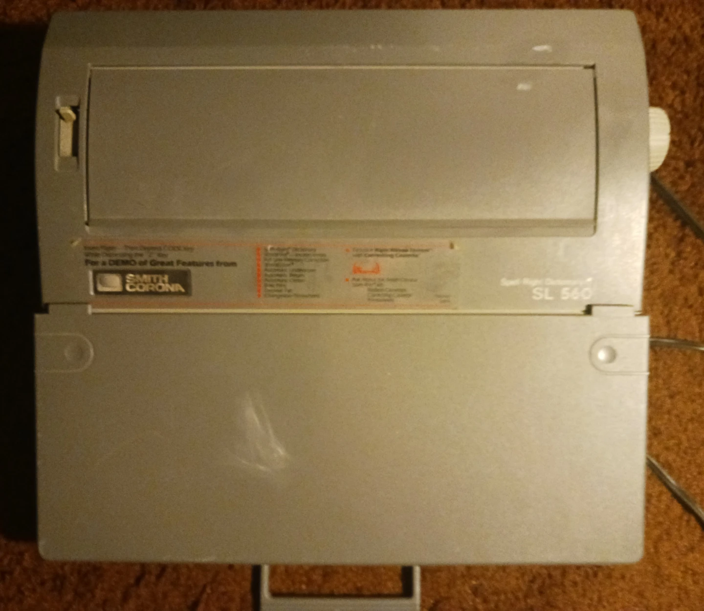 Smith Corona Spell-Right Dictionary SL 560 - photo 3