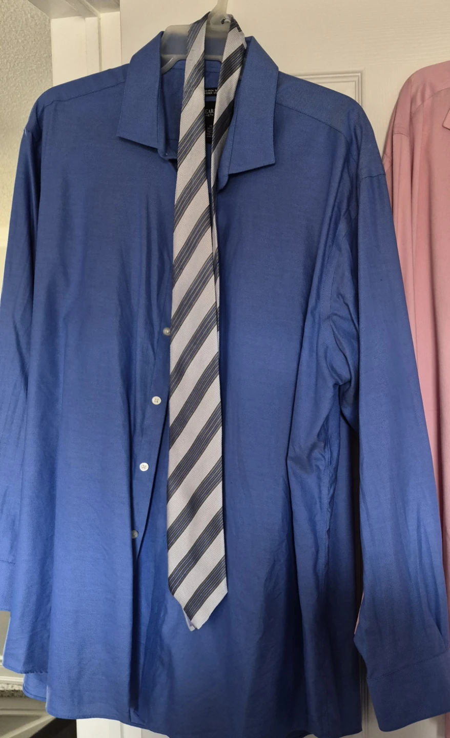 Kenneth Cole Non-Iron Slim Fit Dress Shirt & Tie Set - photo 2