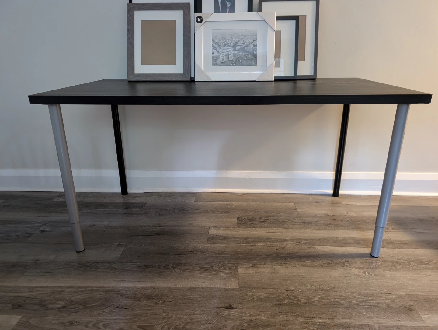 Black table 150 x 75 cm