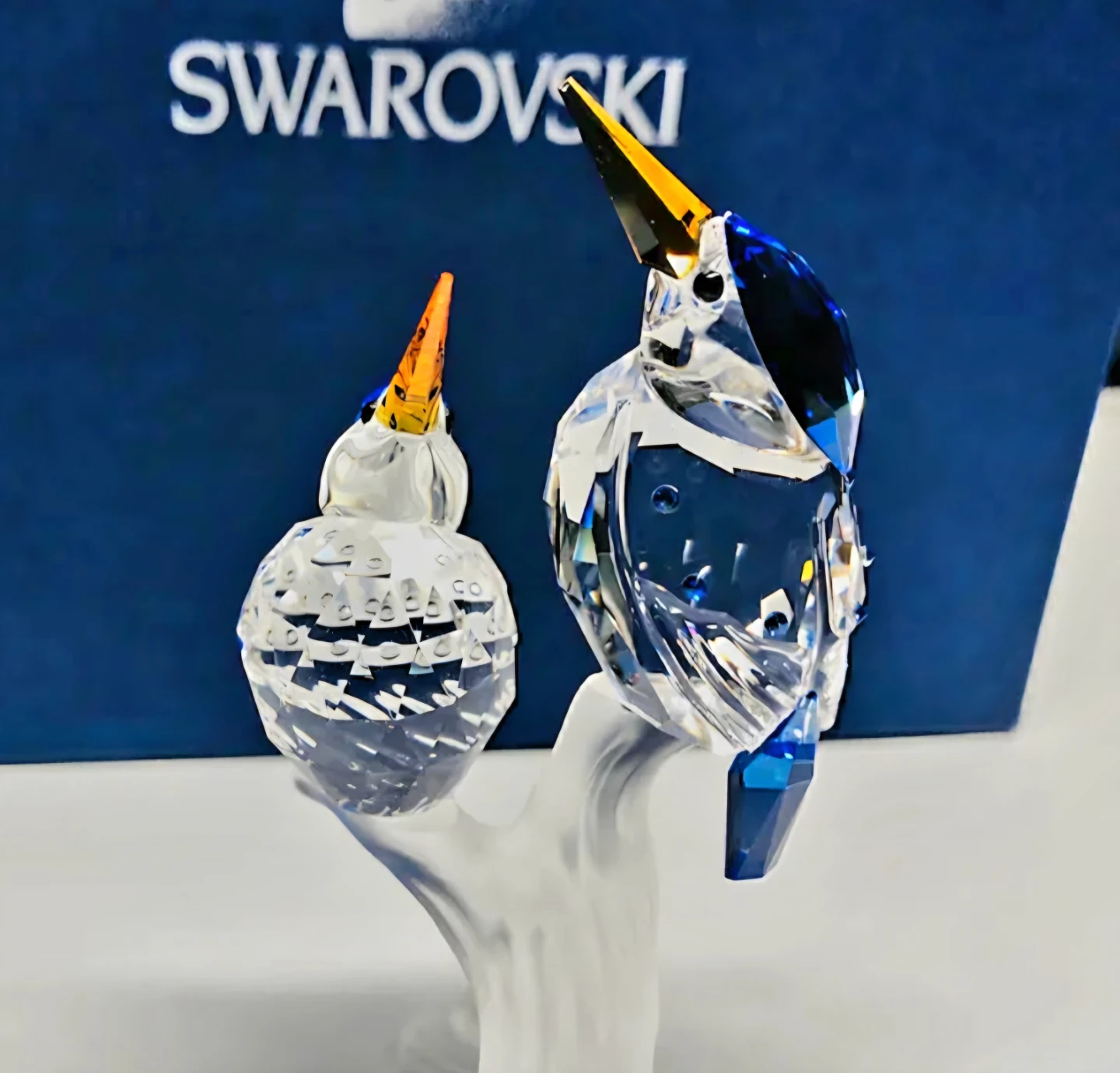 Swarovski Crystal Figurine "Lovebirds"