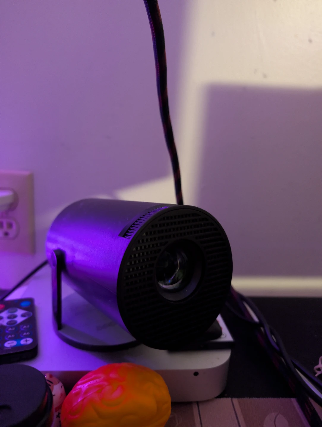 Smart Mini Projector with 180° Stand (Works Perfectly!)