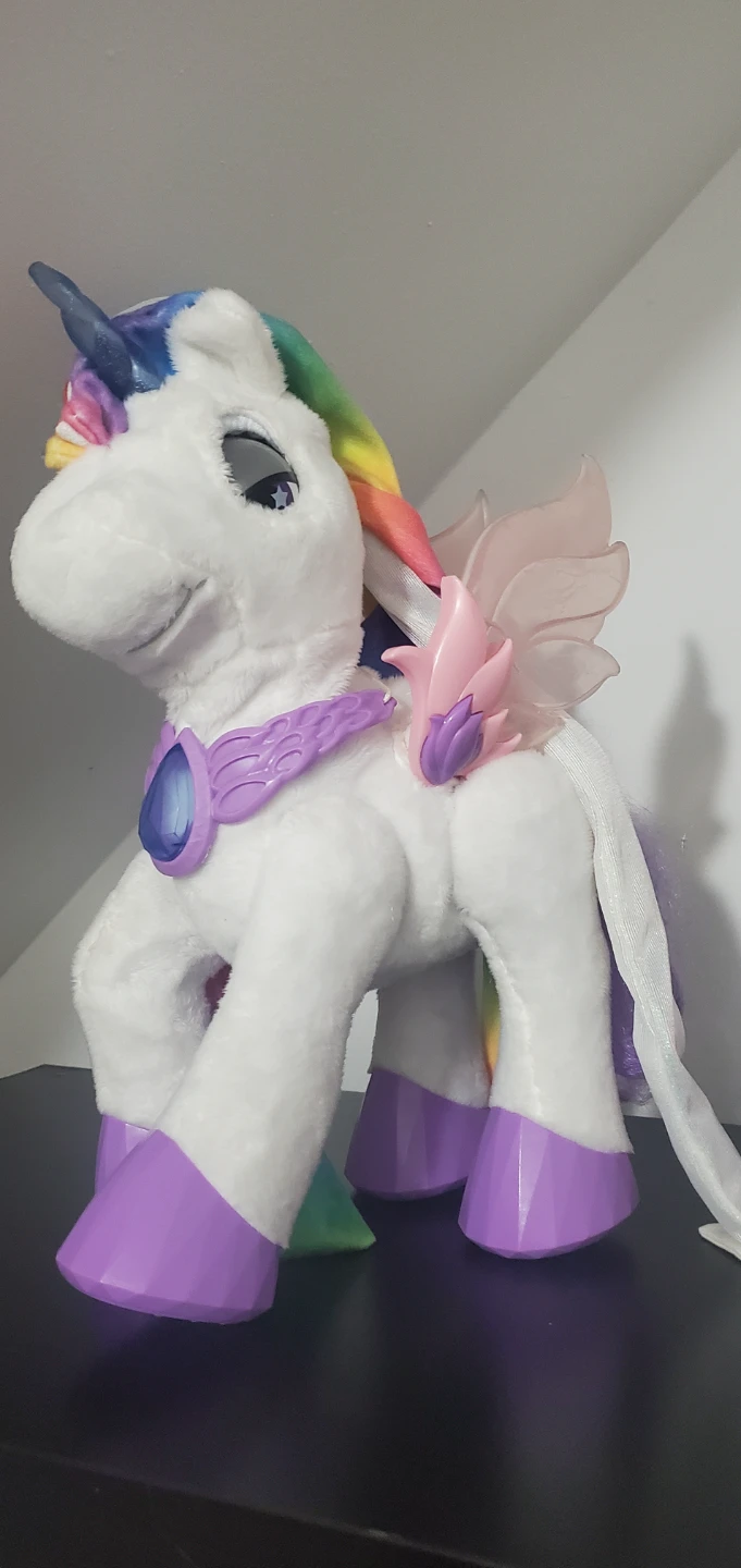 Interactive Light-Up Unicorn Plush Toy