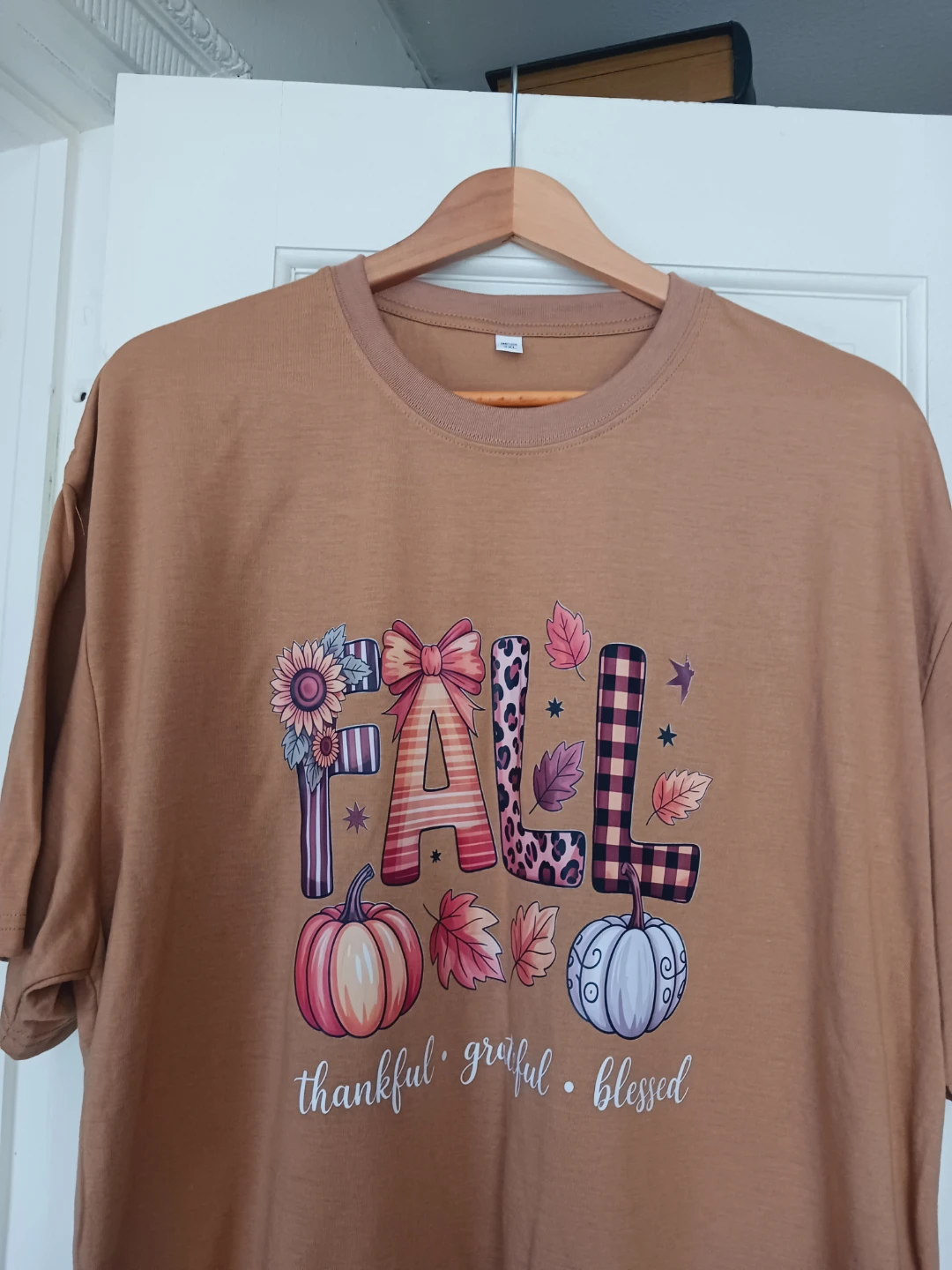 New !!! T-shirt "Fall. thankful-grateful-blessed" 2XL