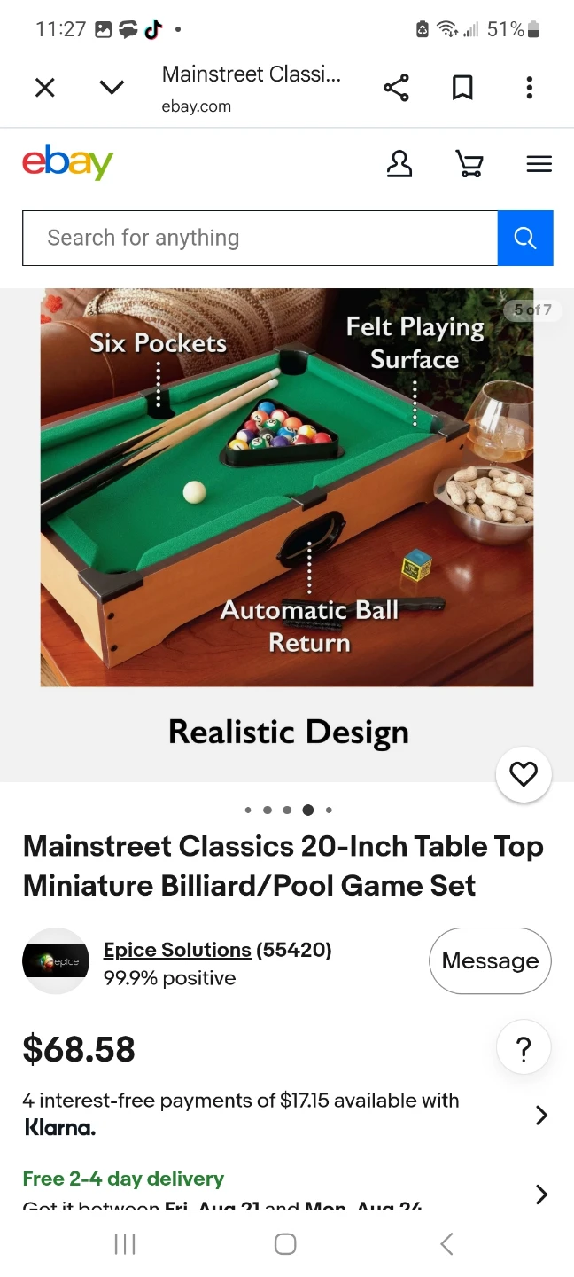 Mainstreet Classics 20-Inch Table Top Game Set - photo 2