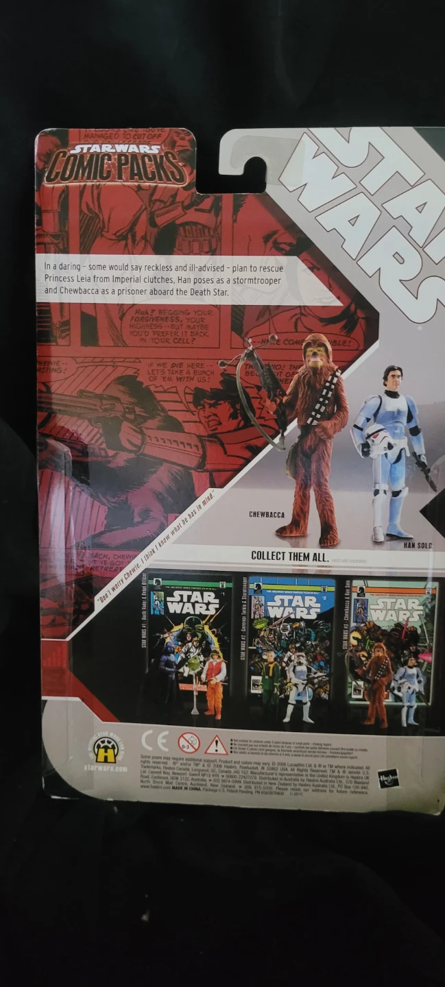 Star Wars Comic Packs Chewbacca & Han Solo Action Figures - photo 2