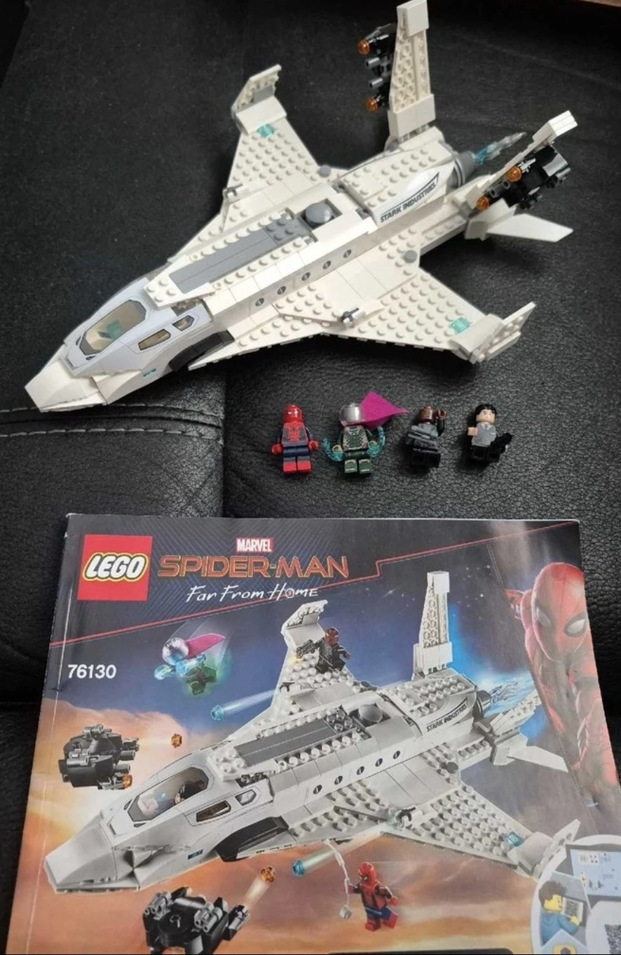 LEGO Spider-Man Stark Jet and Drone Attack 76130