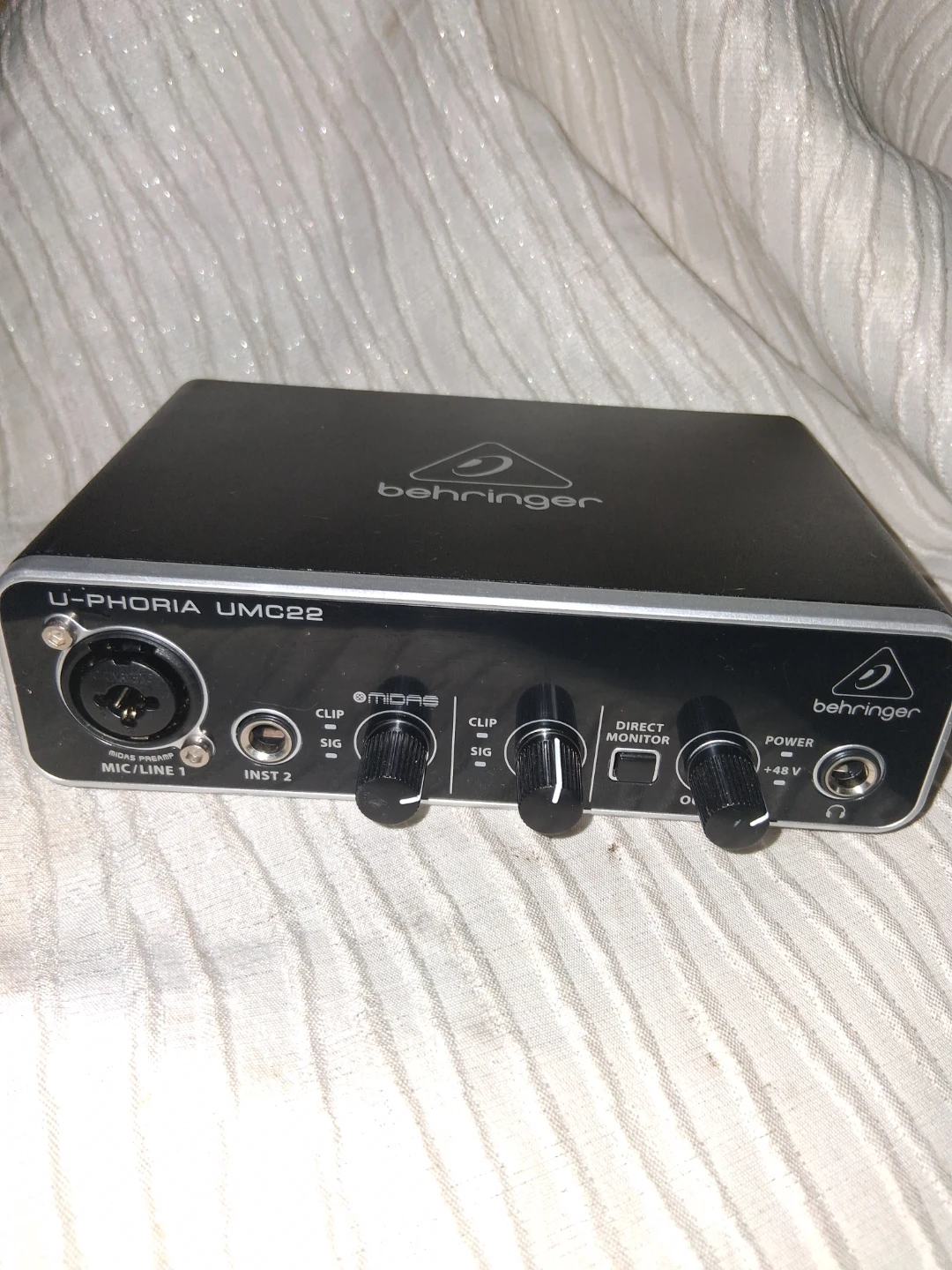 Behringer U-PHORIA UMC22 USB Audio Interface