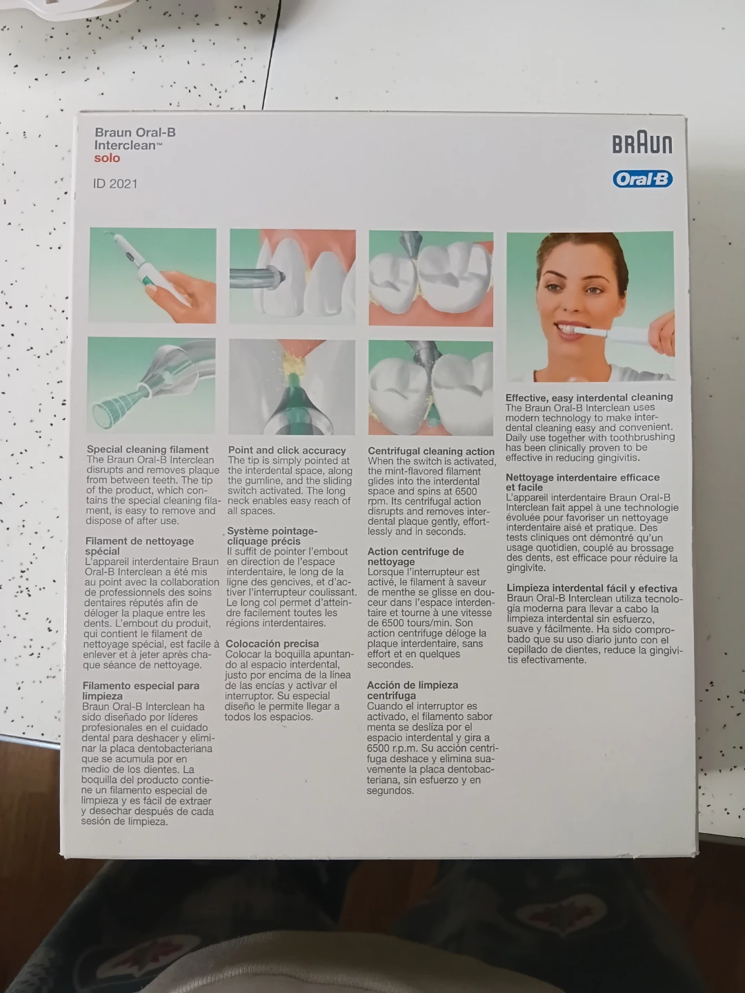 Braun Oral-B Interclean solo ID 2021 Inter-dental Plaque Remover - photo 2