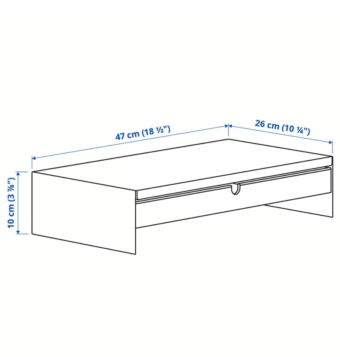 IKEA Desk & Monitor Stand - photo 5