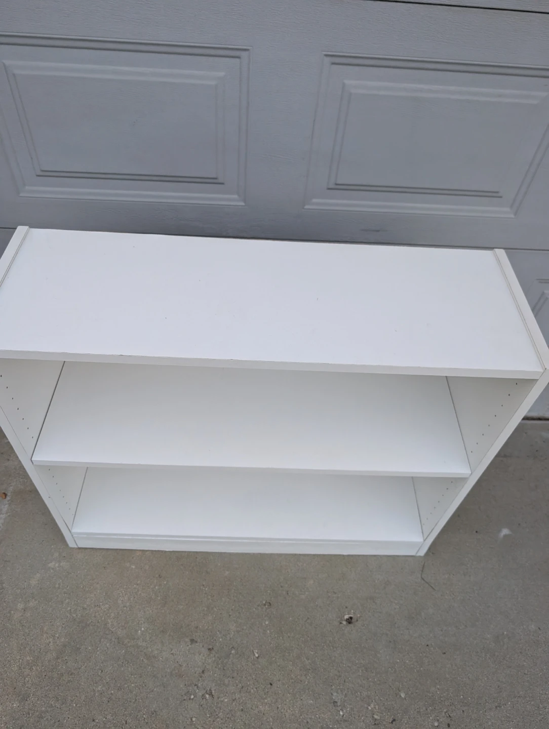 White 3-shelf Bookcase Shelves - photo 2