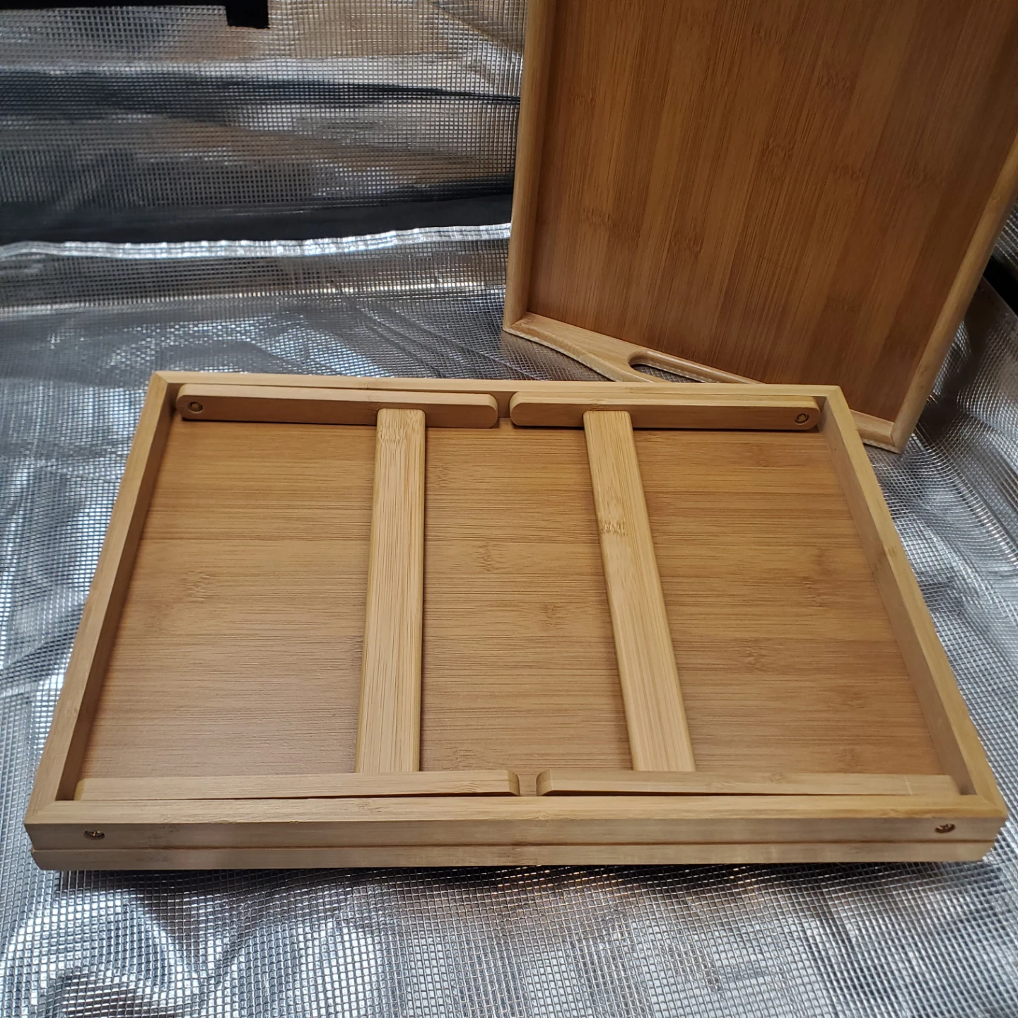 Bamboo Bed Tray with Folding Legs - photo 4