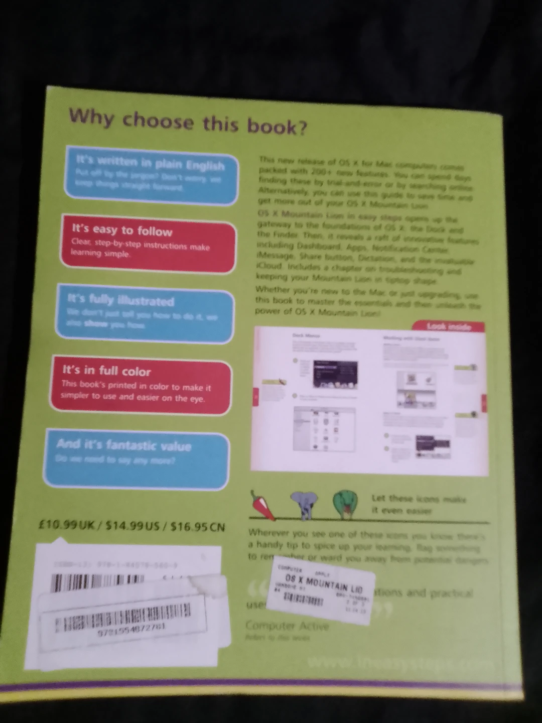 OS X Mountain Lion in Easy Steps Book - photo 2