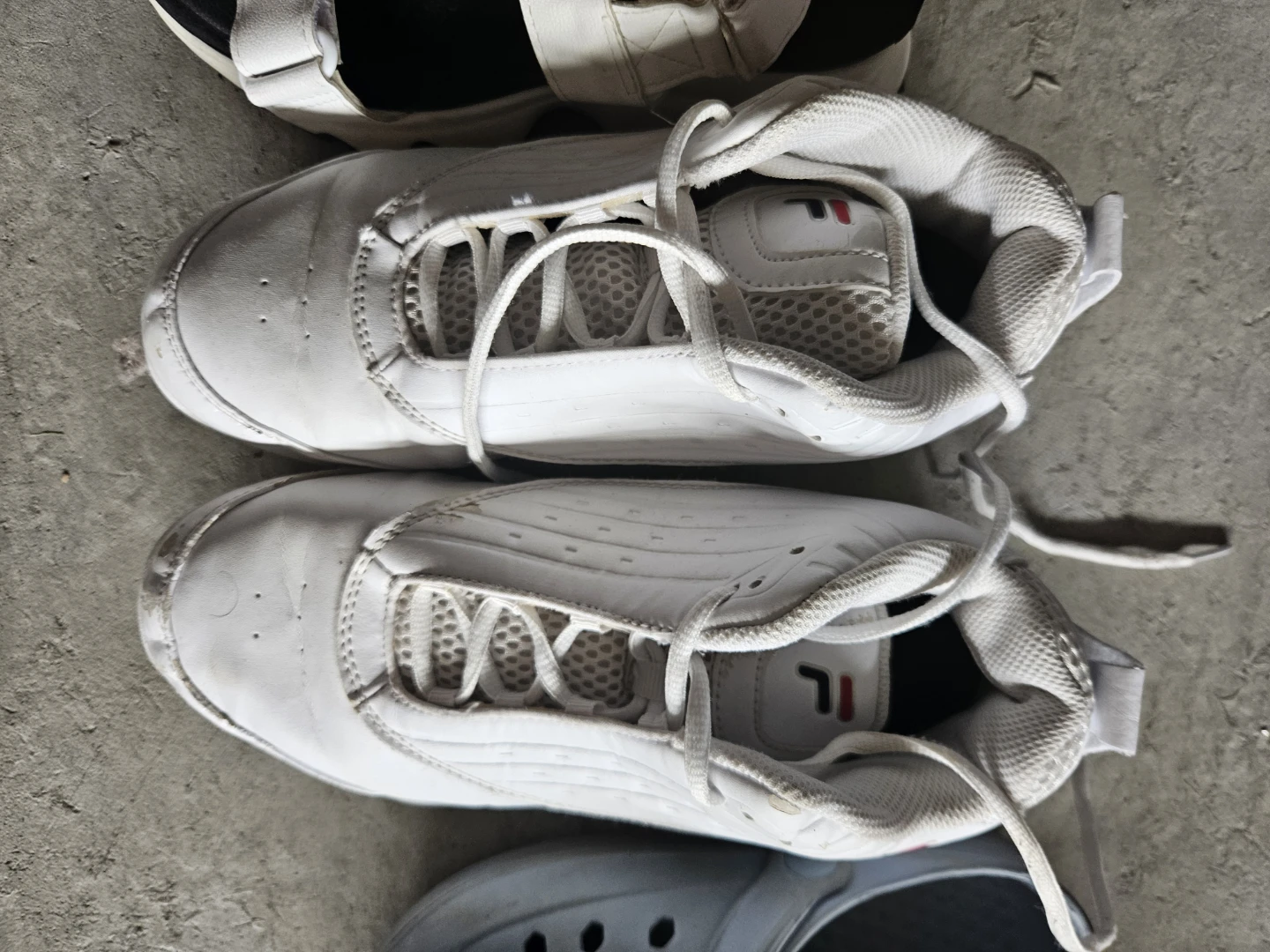 Fila White Athletic Shoes all of them are for 60 dm for one - photo 3