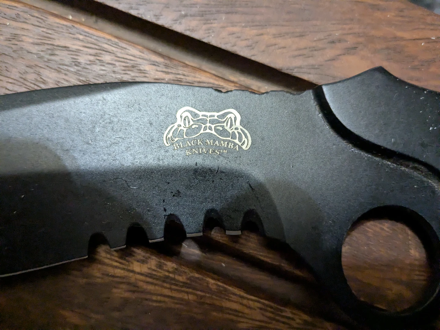 Black Mamba Knives 440C Steel Knife