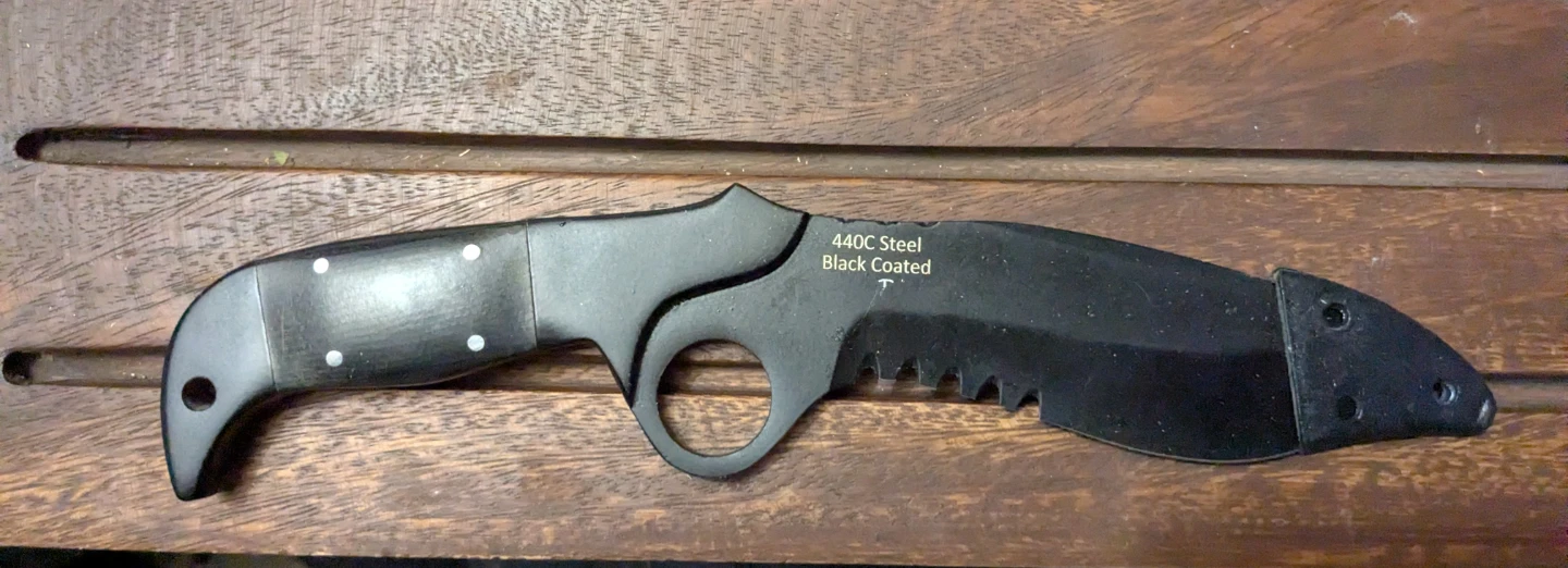 Black Mamba Knives 440C Steel Knife - photo 4