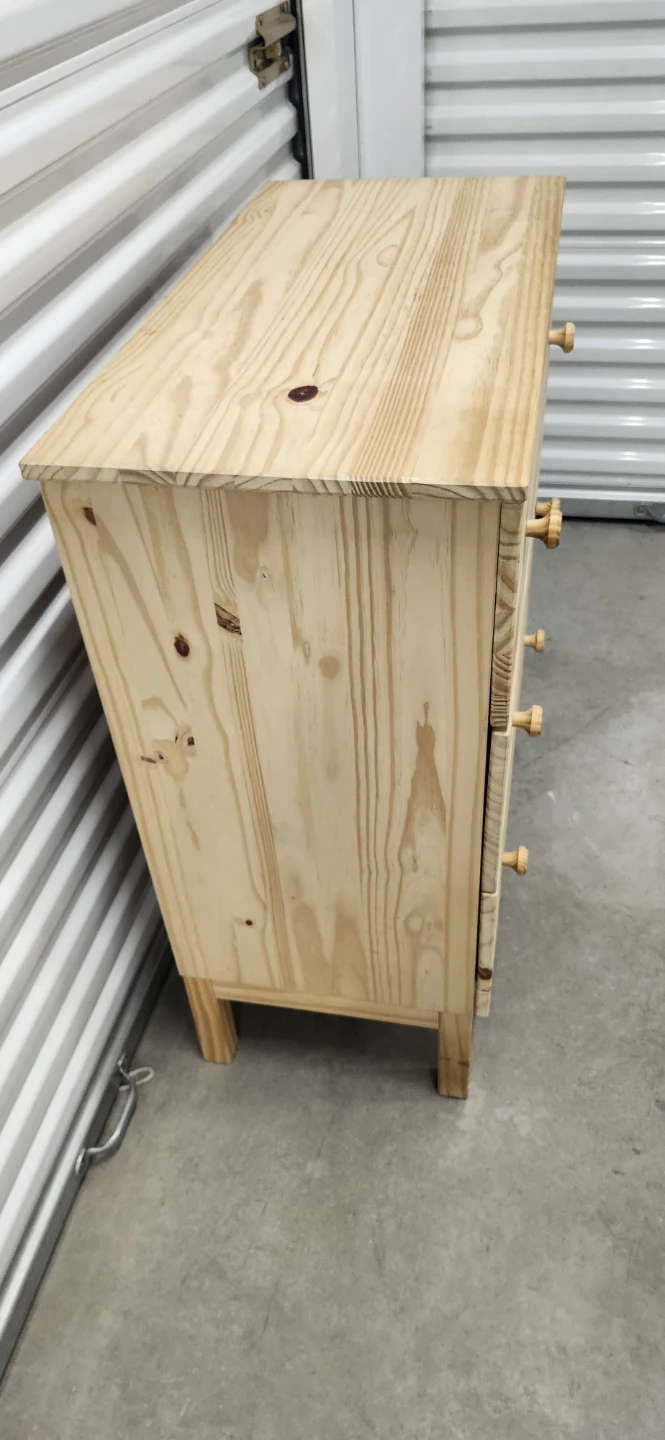 Ikea  Pine 3-Drawer Chest - photo 3