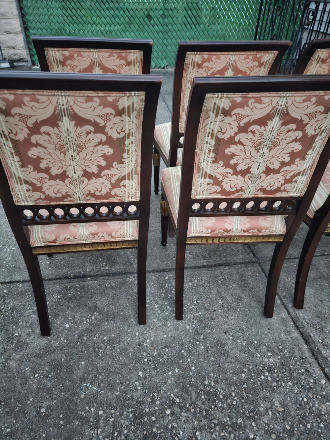 8 beautiful expensive custom made chairs - photo 5