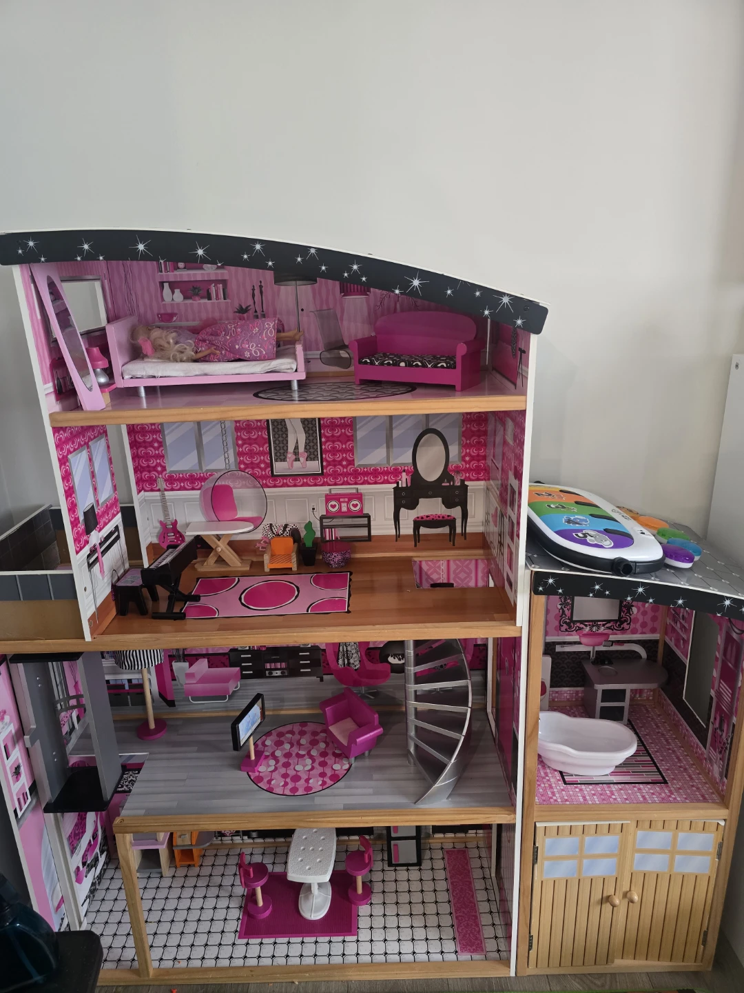 KidKraft Barbie Wooden Dollhouse with Furniture