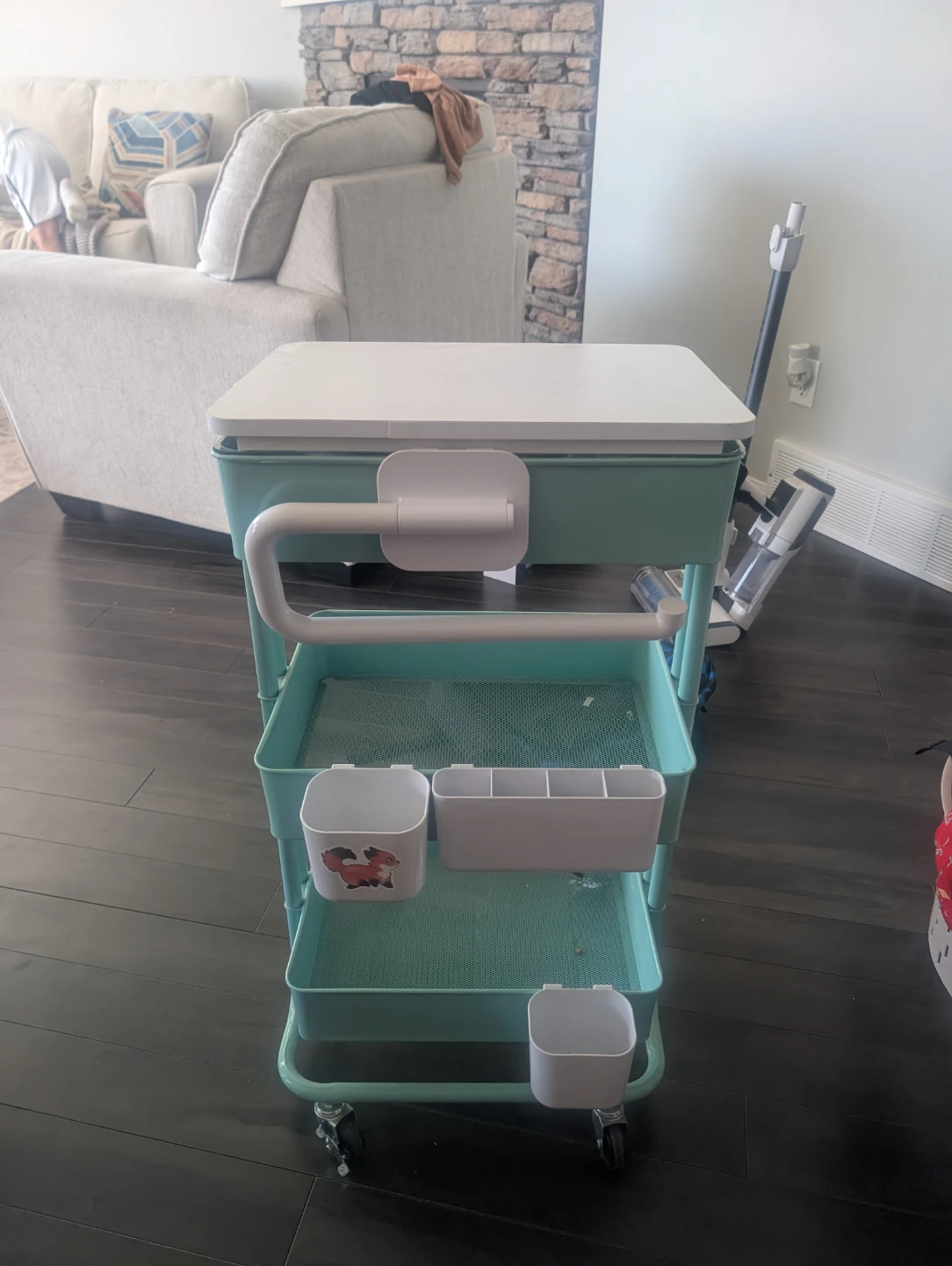 Simply Tidy 5-Section Craft Cart Organizer
