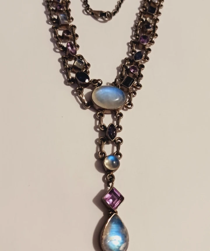 NICKY BUTLER Raj Collection Sterling Silver Moonstone Necklace - photo 3