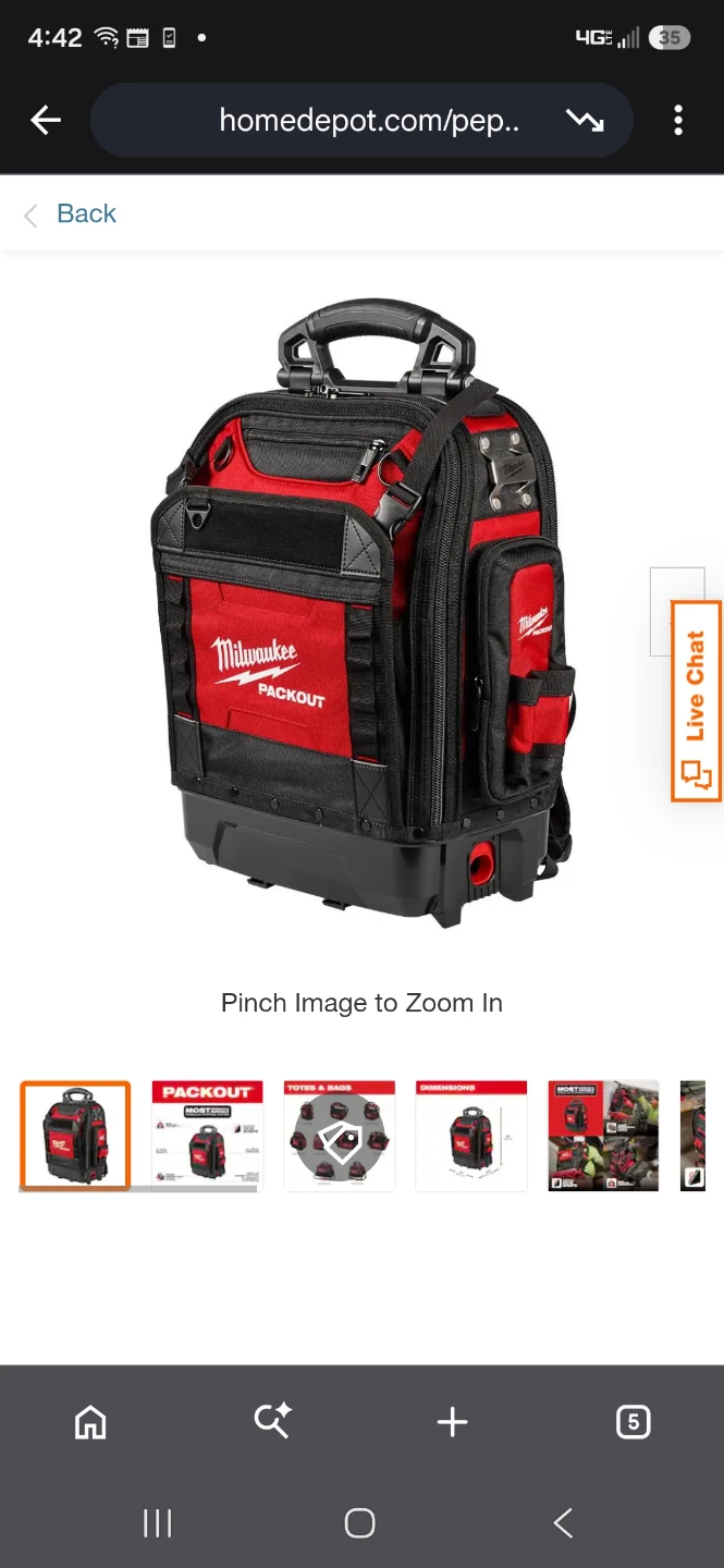 Milwaukee PACKOUT Structured Backpack