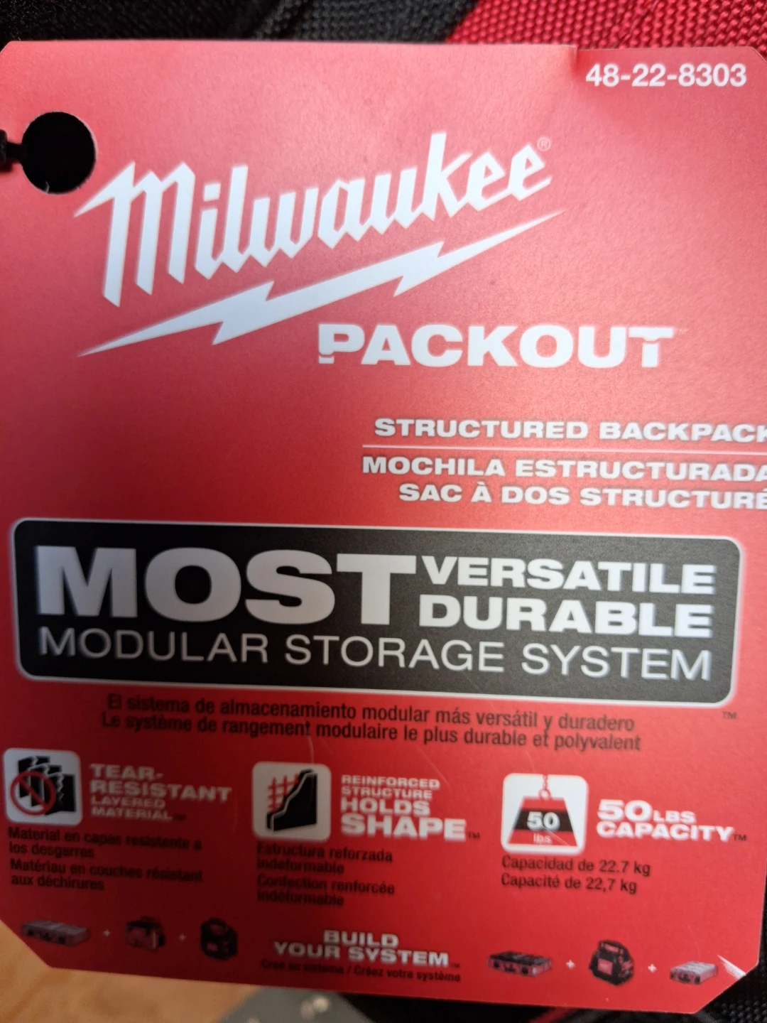 Milwaukee PACKOUT Structured Backpack - photo 2