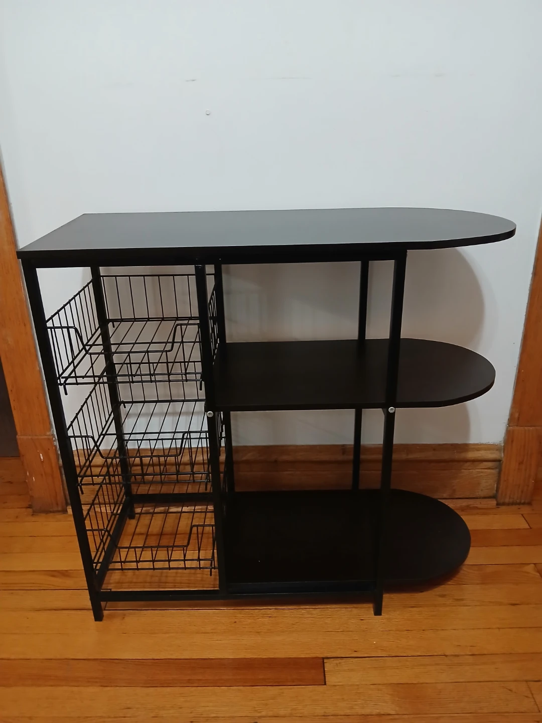 Black Kitchen Baker's Rack with Baskets - photo 5