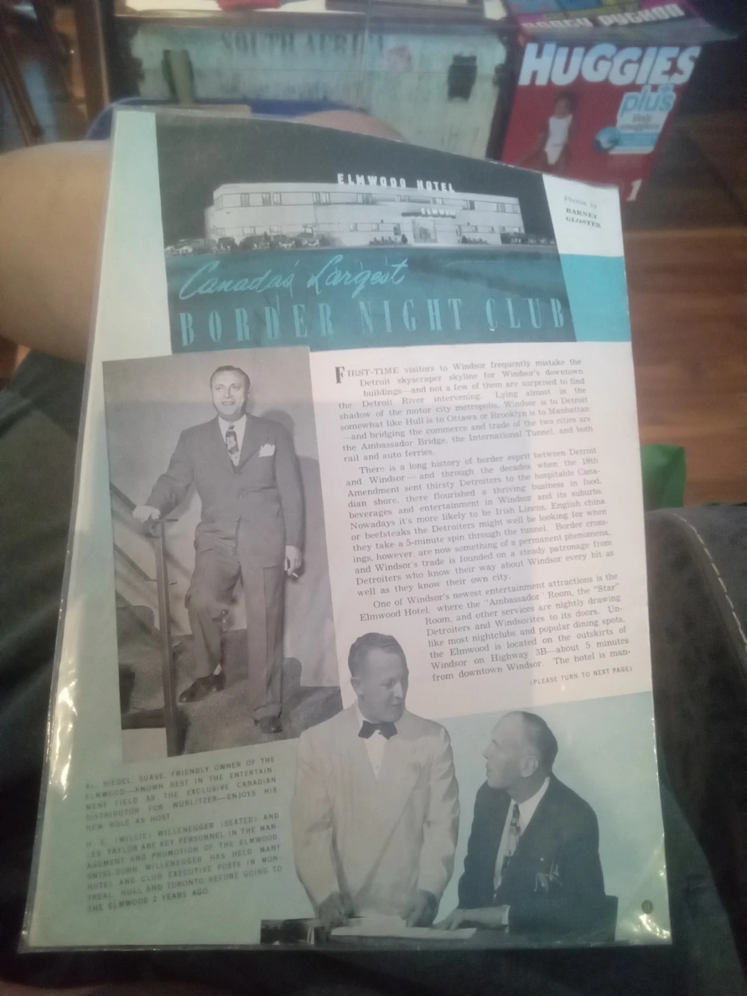 Elmwood Hotel Canada's Largest Border Night Club Brochure