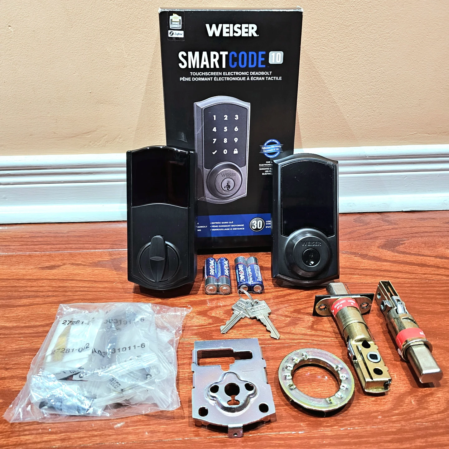 Weiser SmartCode 10 Keyless Touchscreen Smart Deadbolt Door Lock