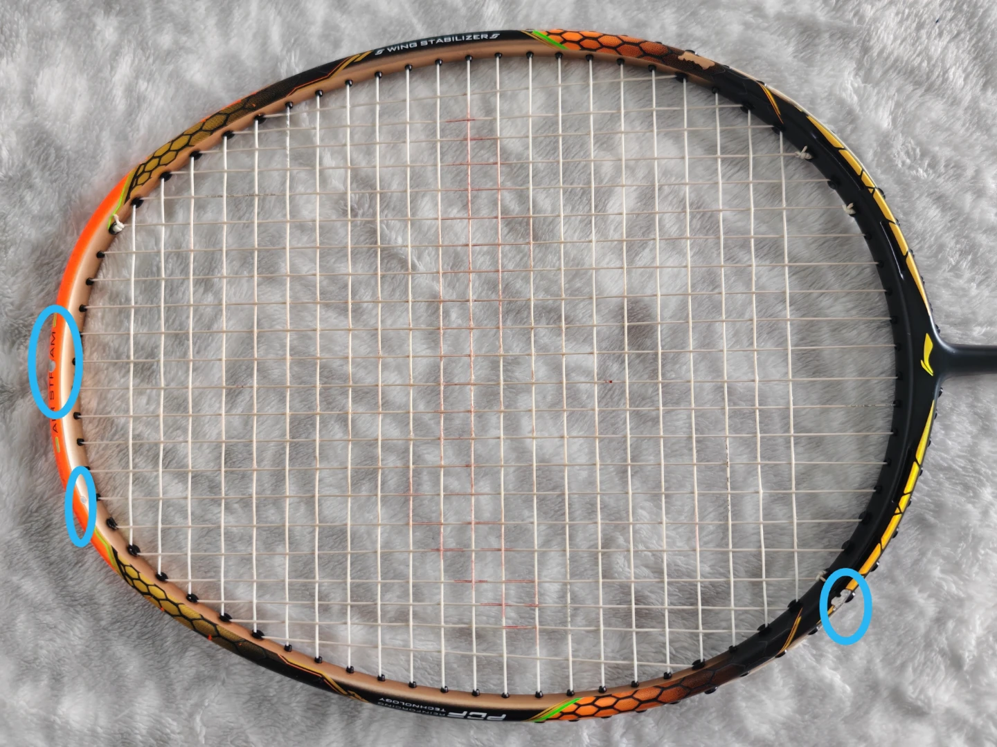 Li‑Ning N99 Badminton Racket – Hybrid String Job (26 lbs) - photo 4