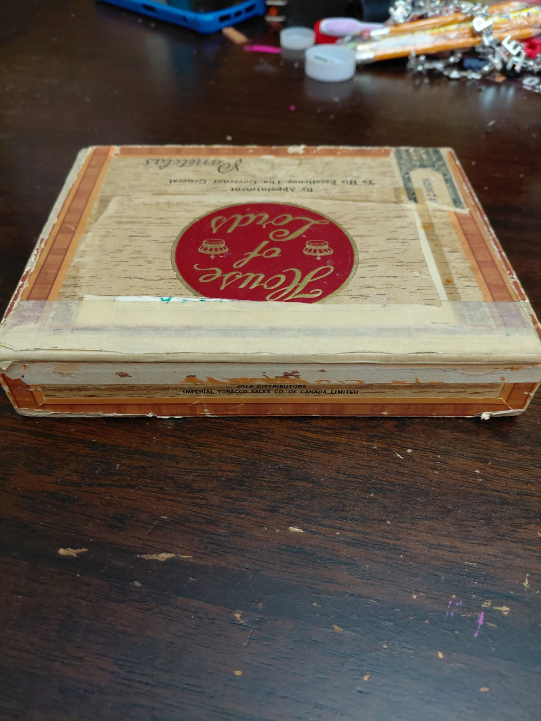 House of Lords Panetelas Cigar Box with Pencils - photo 3
