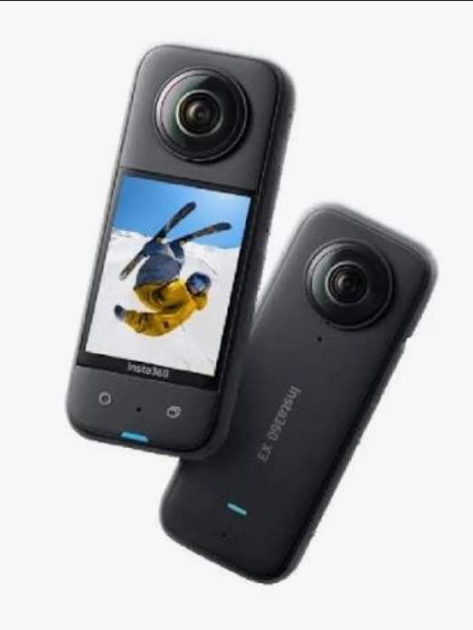 Insta360 x3, with extra battery, covers