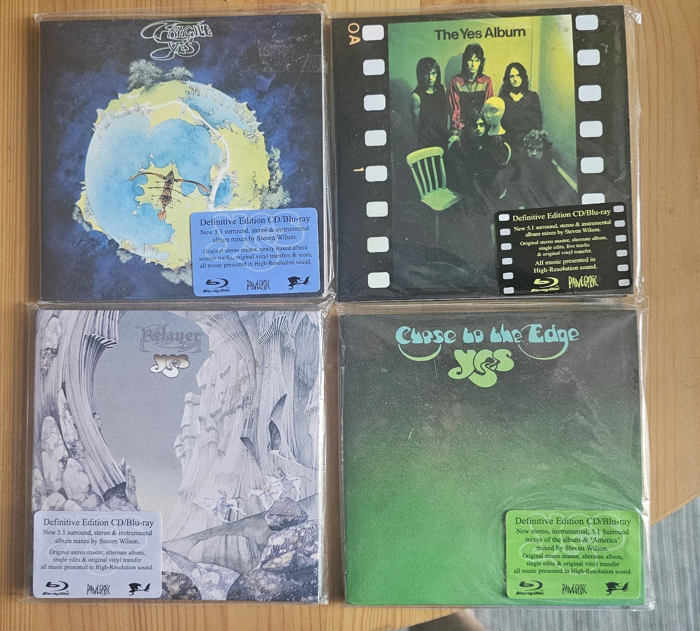 Yes albums in surround and stereo