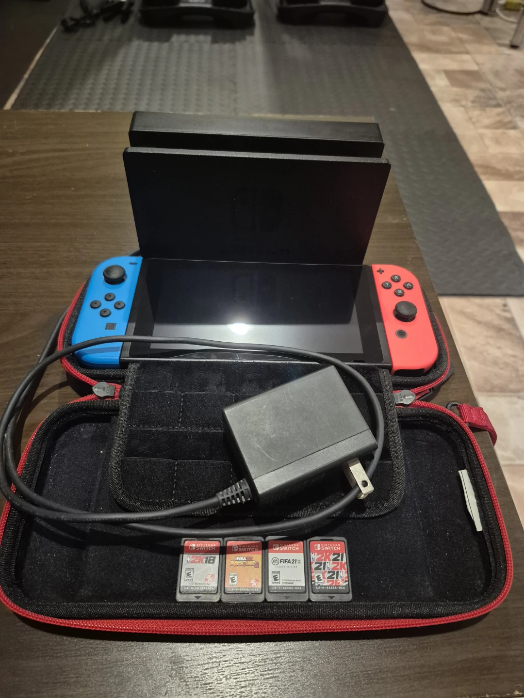 Nintendo Switch Console with Games and Accessories