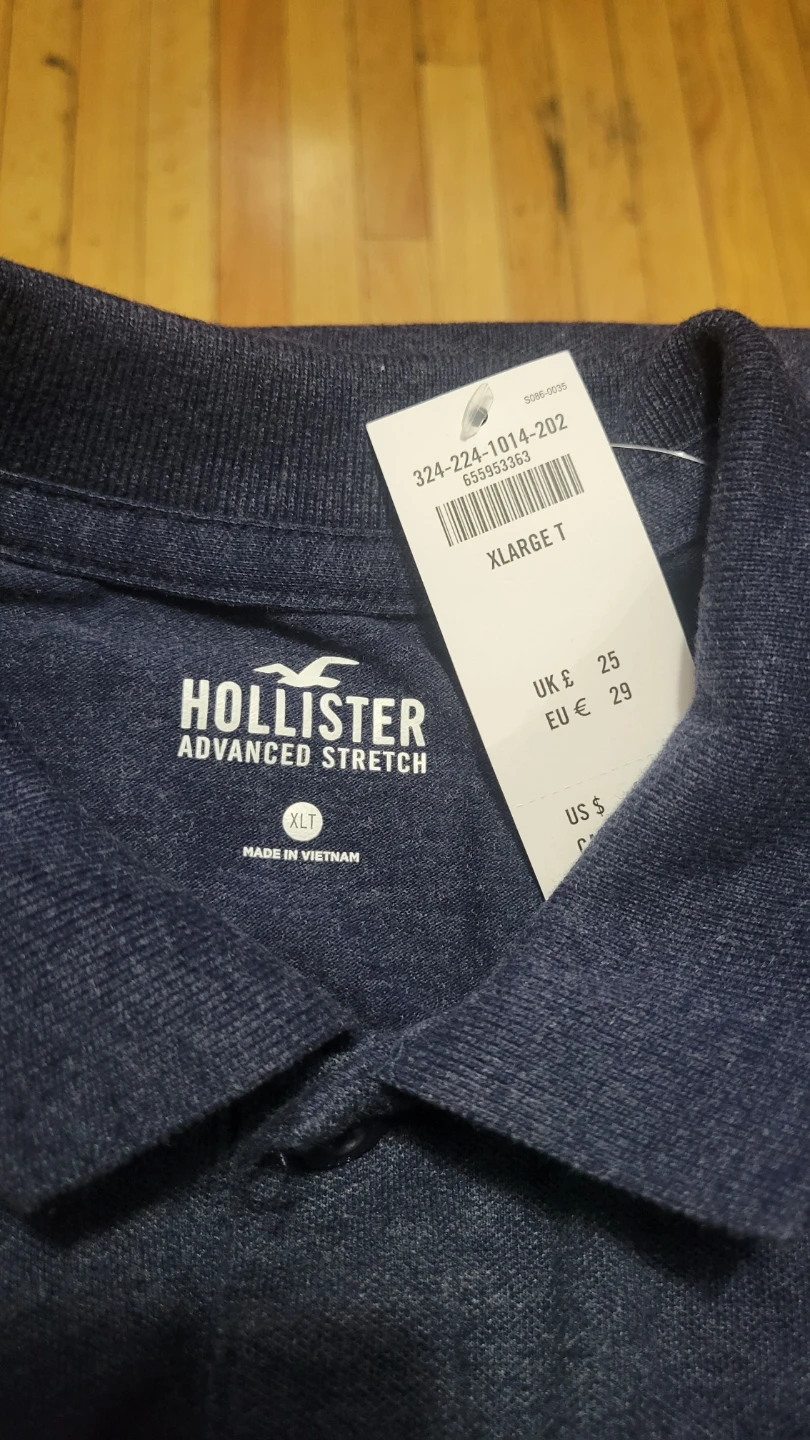 Hollister Advanced Stretch Polo Shirt XLt - photo 2
