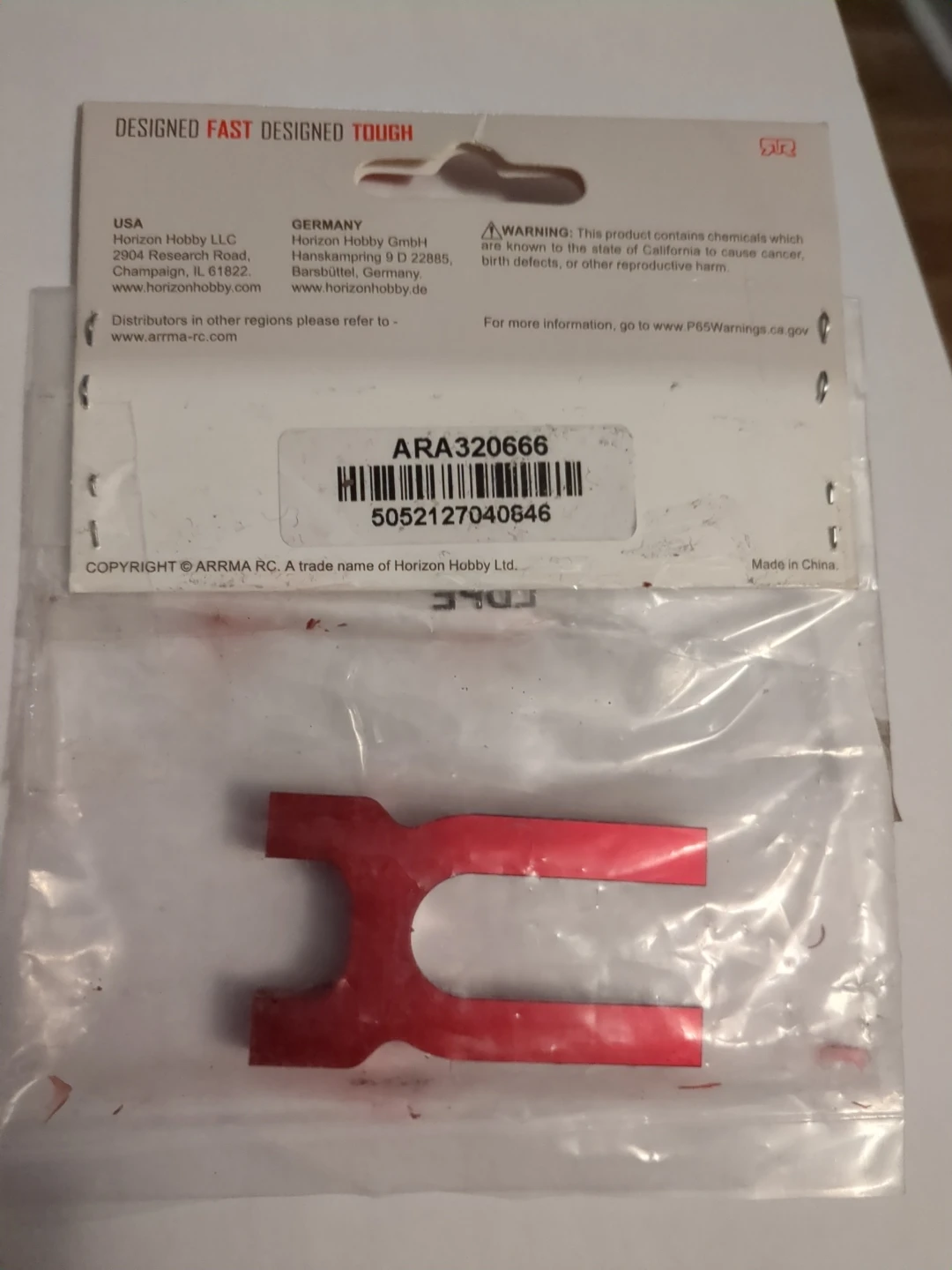 Arrma RC Aluminium Center Differential Holder ARA320666 - photo 4
