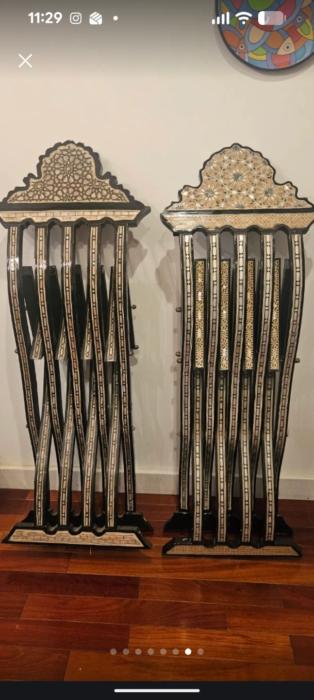 Pair of Decorative Folding Chairs - photo 5