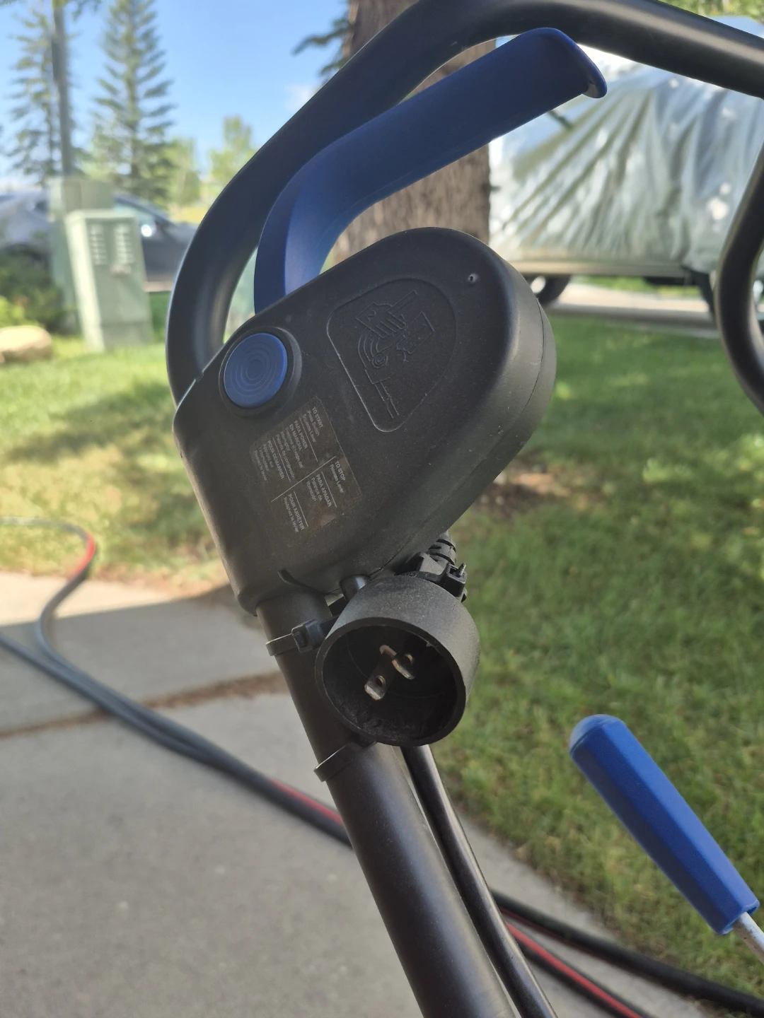 Blue Electric Snow Blower - photo 3