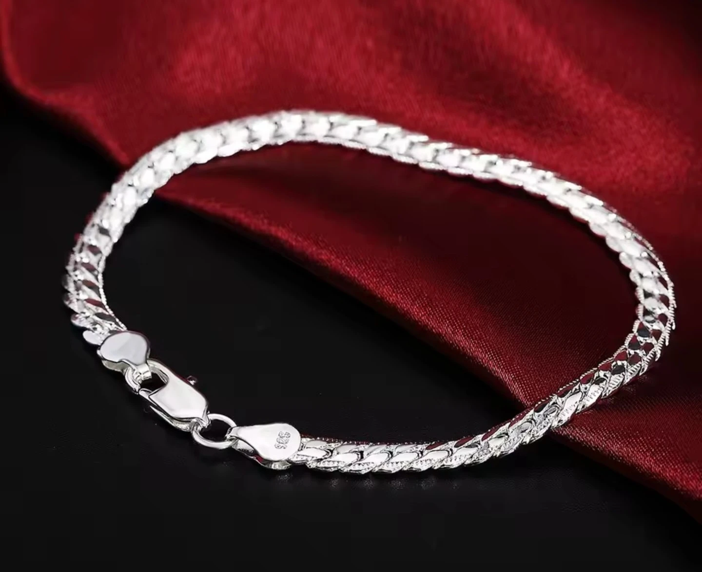 S925 Sterling Silver Chain Bracelet - photo 2