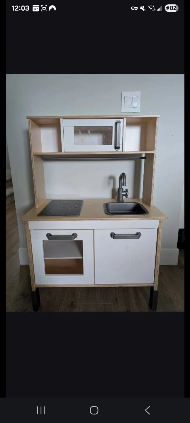 Wooden Play Kitchen