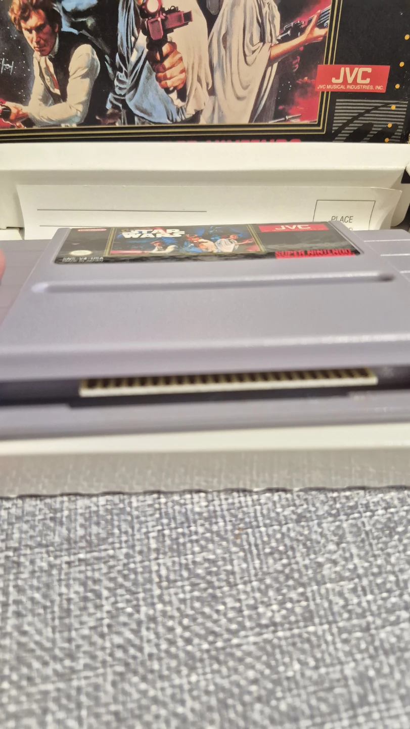 Super Star Wars SNES Game with Box and Manual - photo 2