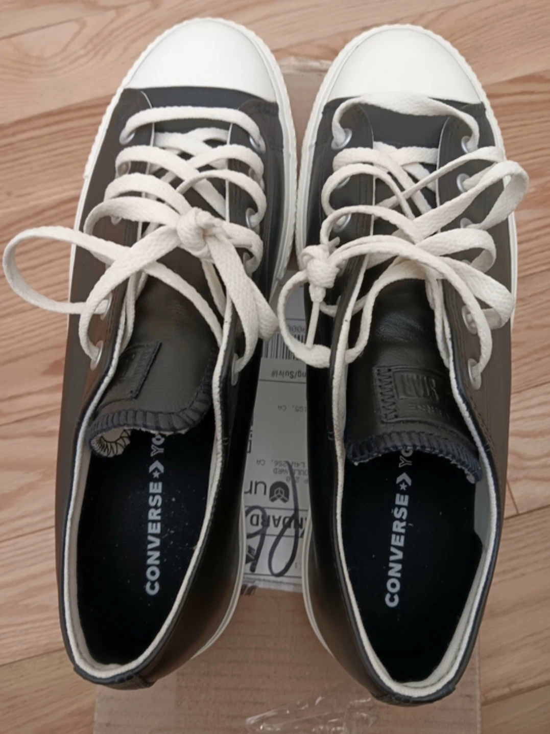 New 9.5 Men's Converse Chuck Taylor All Star Leather Low Top Pla - photo 2
