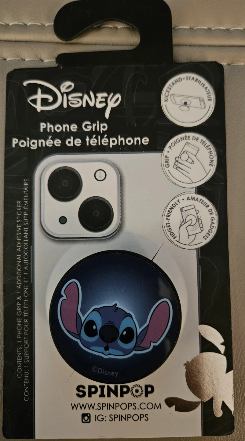 Brand New Disney Stitch Phone Grip - Spin Pop