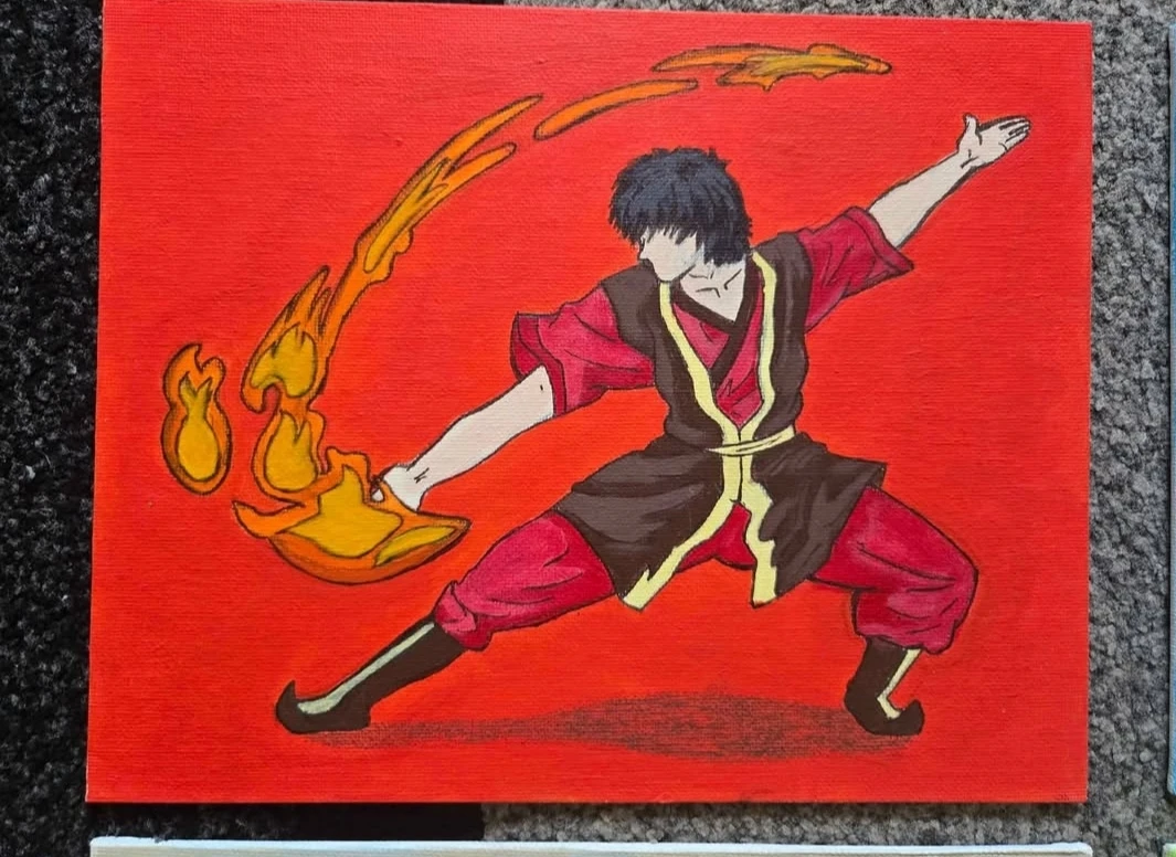 Avatar The Last Airbender Paintings $10 each - photo 3