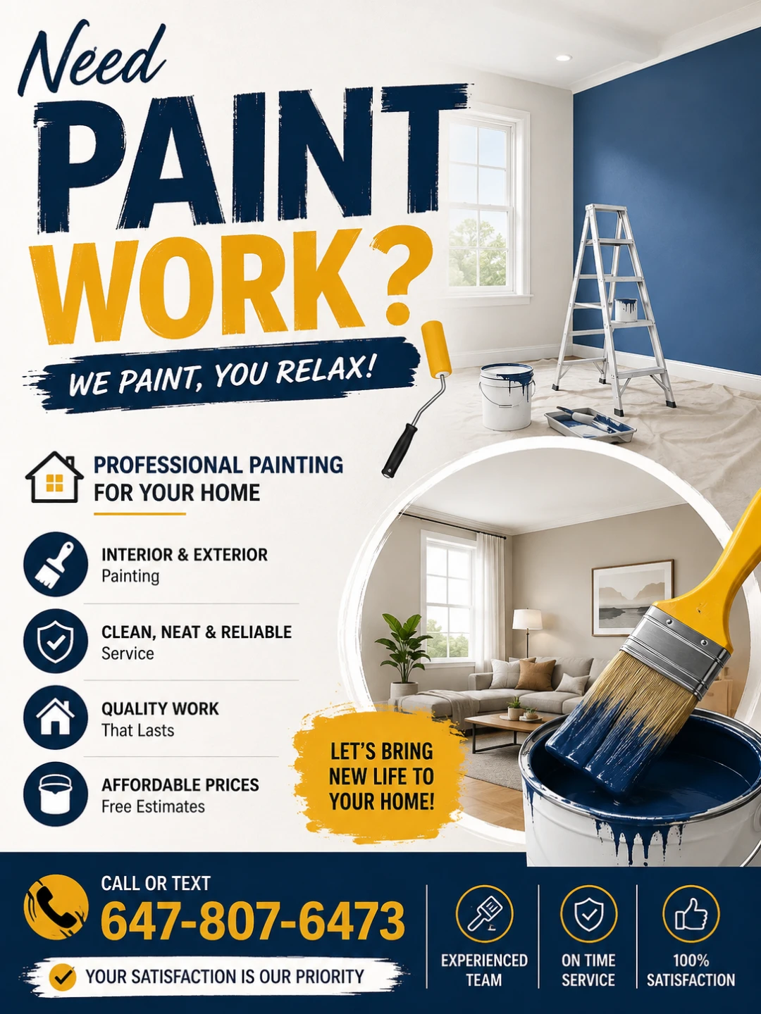 EXPERIENCED PAINTER & RENOVATION WORKER - AVAILABLE NOW