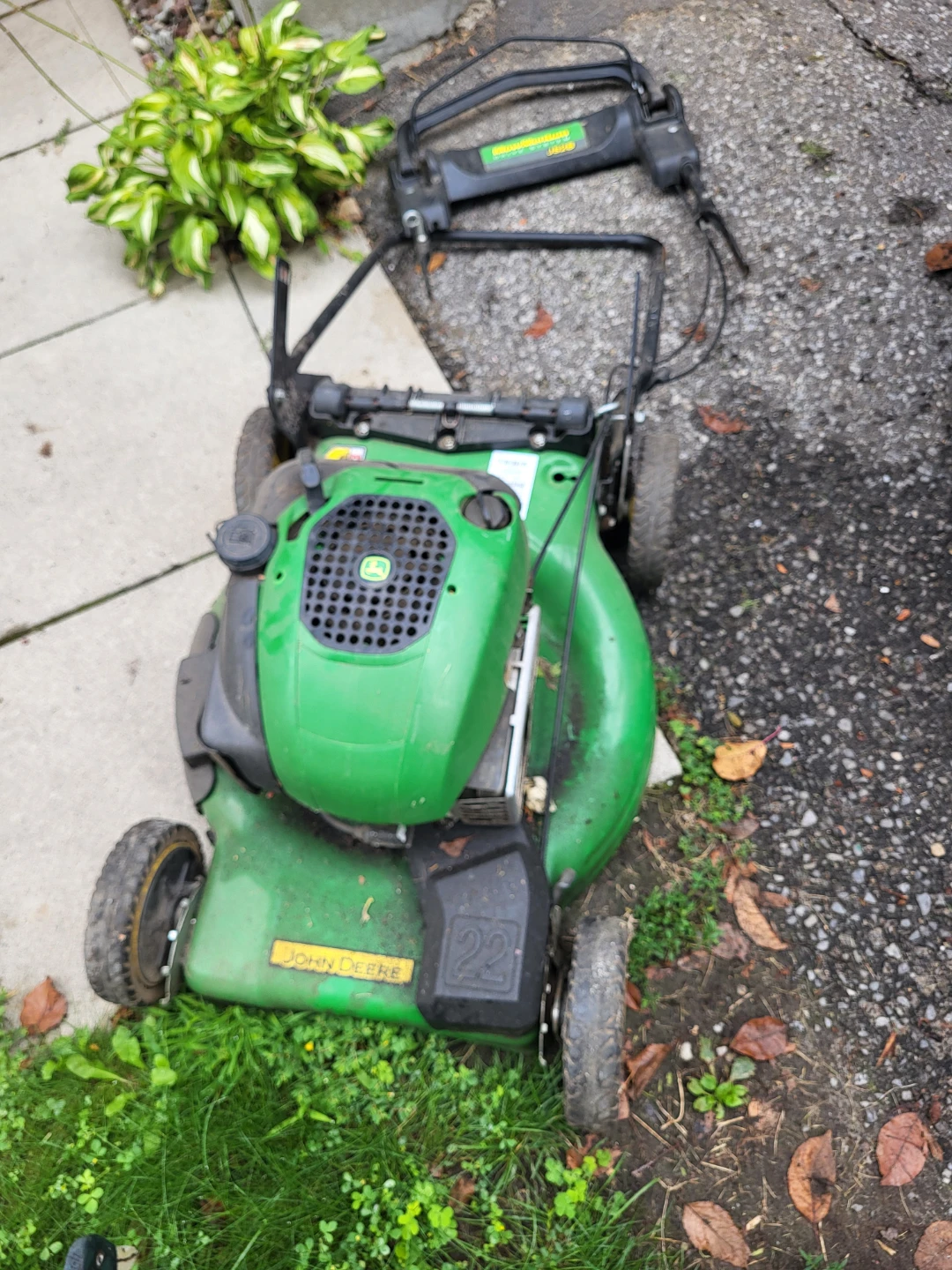 John Deere 22" Push Mower- For Parts
