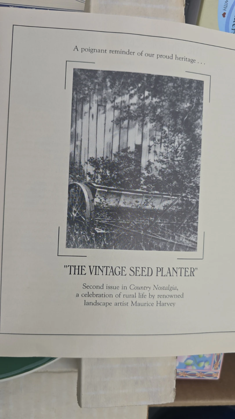W.S. George "The Vintage Seed Planter" Plate - photo 5